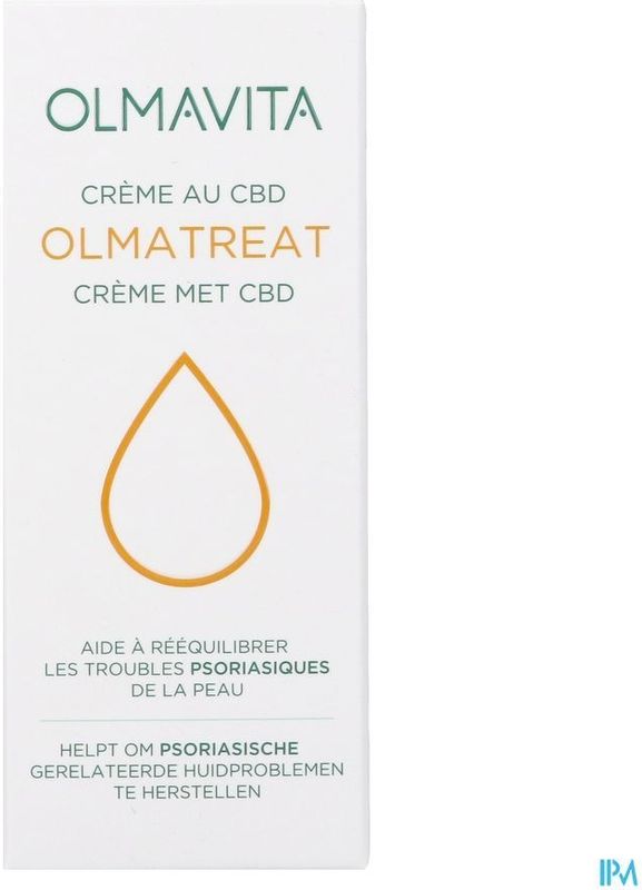 Olmatreat - Creme Cbd Psoriasis - 50ml - Hennep Extract