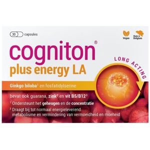 Cogniton Plus Energy LA Geheugen en Energie 30 Capsules