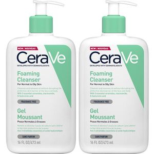 CeraVe - Foaming Cleanser - Schuimende Reiniger - 2x473ml