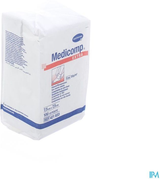 Gaaskompressen - Extra Compresses - 7,5x7,5cm - 6 Stuks