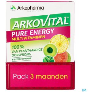 Arkovital Pure Energy pack 3 maanden 3 x 30 Tabletten