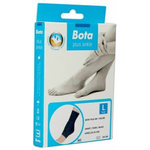Bota Plus Enkelstuk+velcro Zwart l 23-25cm