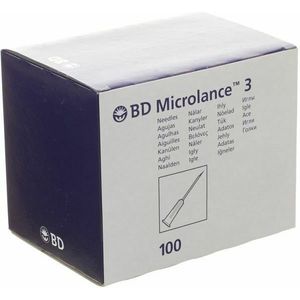 Bd Microlance 3 Nld 30g 1/2 Rb 0,3x13mm Geel 100