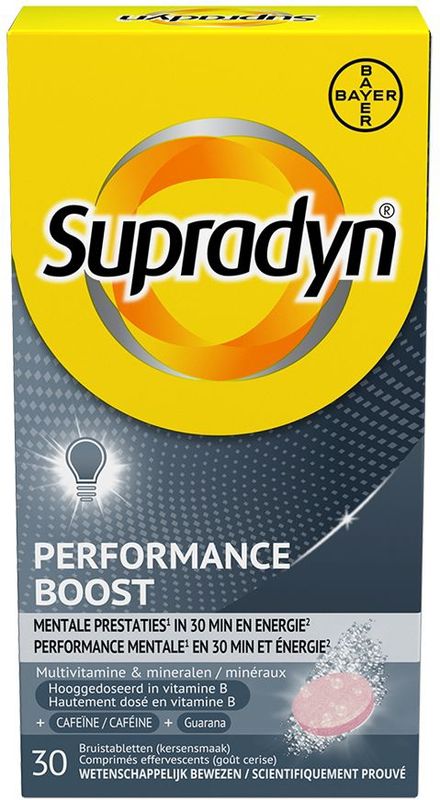Supradyn - Performance Boost - Bruistabletten - Kersensmaak - Multivitamine