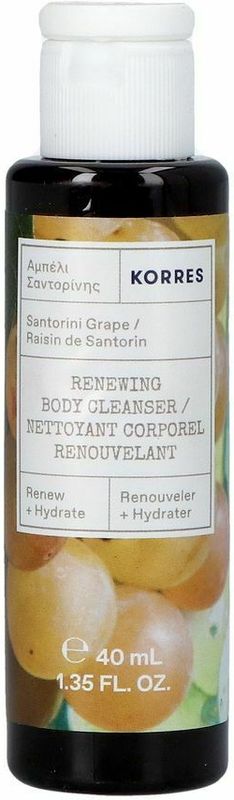 Korres - Kb Santorini Grape - Body Cleanser - 40ml - Aloë Vera