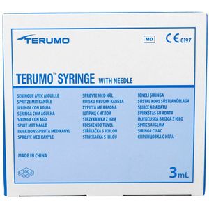 Terumo Spuit 3ml + Naald 23g 1 St 25x6mm 100
