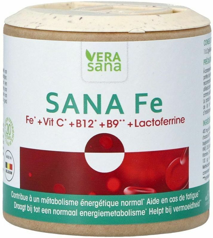 Fer Tabl - Ijzer - 60 Tabletten - Met Lactoferrine en Camu-Camu Extract