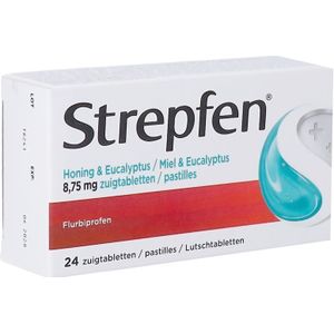 Strepfen Honing & Eucalyptus 24 Zuigtabletten