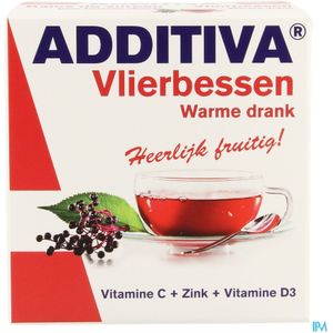 Additiva - Vlierbessen - Warme Drank - 150ml - Vitamine C - Magnesium