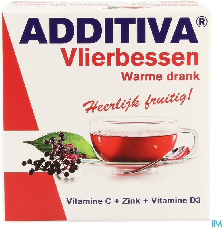 Additiva - Vlierbessen - Warme Drank - 150ml - Vitamine C - Magnesium