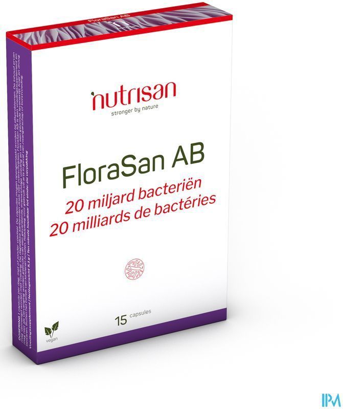 Nutrisan - FloraSan AB - Probiotica - 20 miljard bacteriën per capsule