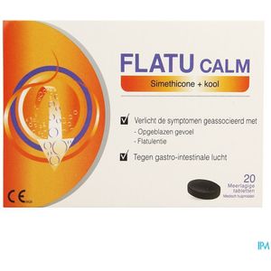Flatu Calm Opgeblazen Gevoel en Winderigheid 20 Tabletten