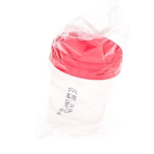 Analysepot + Schroefdeksel Rood Ster 100ml Aca