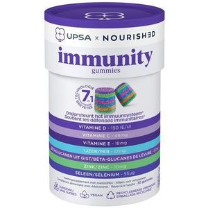 Upsa Nourished Immunity Gummies 30