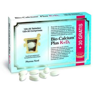 Bio-Calcium Plus K+d3 120+30 Tabletten