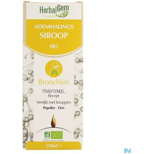 Herbalgem Siroop Ademhaling Bio Kind-volw 250ml