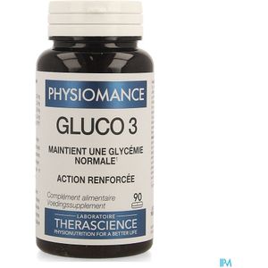 Gluco 3 Comp 90 Physiomance Phy318b