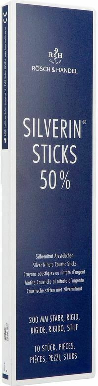 Silverin - Rigid - Wrattenmiddel - Zilvernitraat Sticks - 10 Stuks