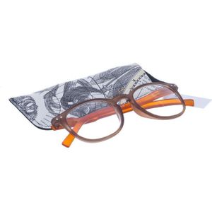 Pharmaglasses - Leesbril - Brown/orange - +3.00