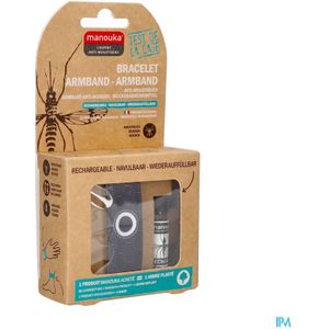 Manouka Armband Anti-Muggen Silver