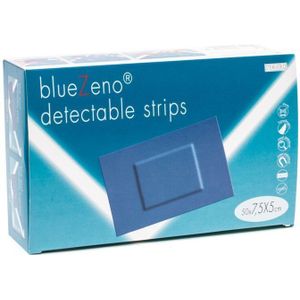 Bluezeno Detectable Strip Blue 7,5x5cm 50