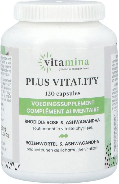 Plus - Vitality - Capsules - 60 Stuks - Adaptogene Plantenextracten