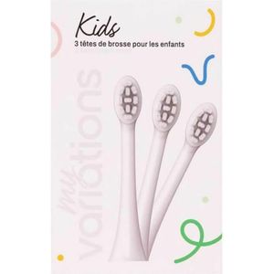 Myvariations Opzetborstels Kids White Pack 3