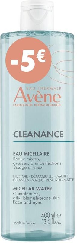 Avène - Cleanance Micellair Water - 400ml - Gezichtscleansers