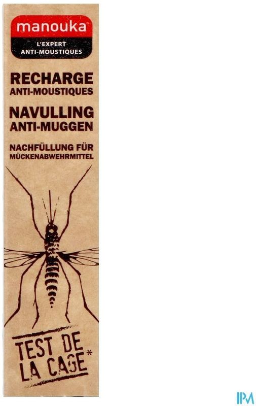 Manouka - Anti-Muggen Navulling - Vloeibaar - 1 Stuk