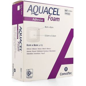Aquacel Schuimverb Adh Hydrofiber 8,0x 8,0cm 10