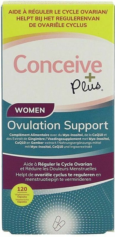 Conceive Plus - Ovulatie Ondersteuning - 60 Tabletten - Vitamine B8 - Myo Inositol
