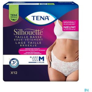 Tena Silhouette Plus Blanc Lage Taille M 12 780103