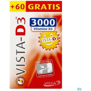 Vista D3 3000 120 Smelttabletten + 60 Gratis