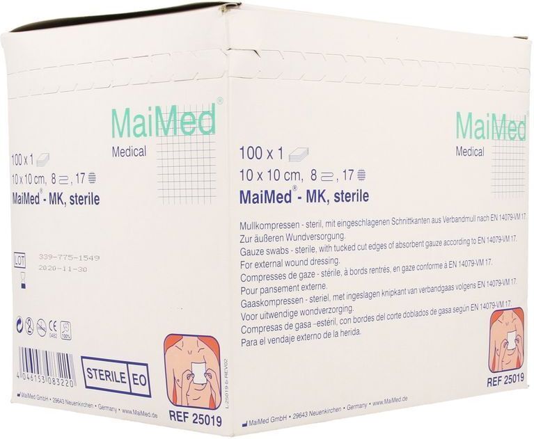 I.D. Phar - 10X10Cm Kompres Steriel - Gaaskompressen - 100 Stuks