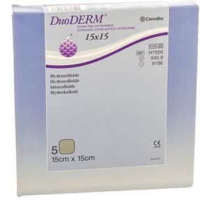 Duoderm Extra Dun Verb Hydro 15cmx15cm 5 H7956