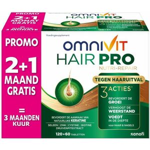 Omnivit Hair Pro Nutri-Repair 180 tabletten
