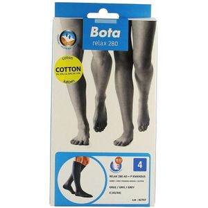 Bota - Relax 280 - Katoenen Kniekous - Grijs - 2 Stuks