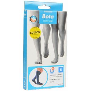 Bota Relax 280 Katoen Korte Kous Blue N5