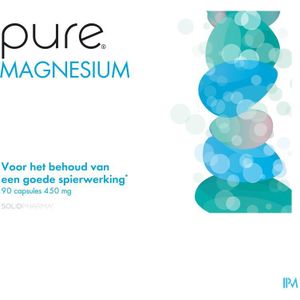 Magnesium - Hoog Gedoseerd - 450 mg - 90 Capsules