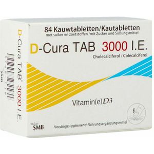 D-cura Tab 3000 Kauwtabletten 84