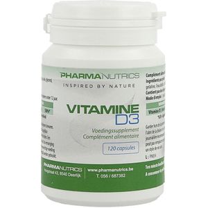 Vit D3 Caps 120 Pharmanutrics