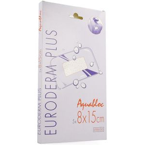 Euroderm Plus 8x15cm 5 Pleister Steriel Wtp