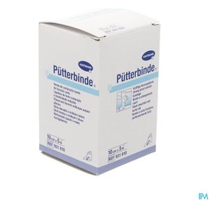 Hartmann - Putterverband - 10Cm x 5M - Zeer sterke Korte Rek Zwachtel