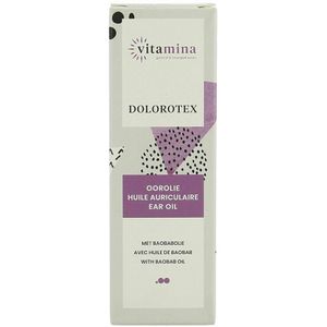 Vita Mina - Dolorotex Oorolie - 10 ml - Natuurlijke Oorolie met Baobab-Olie