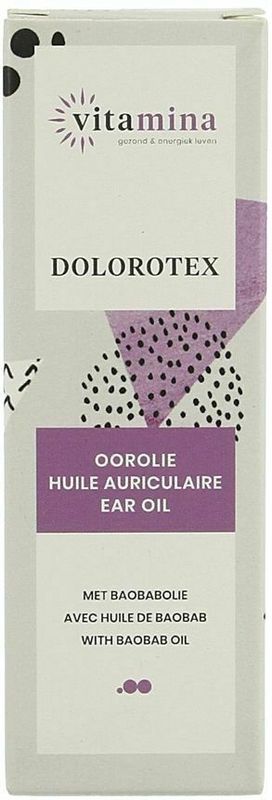 Vita Mina - Dolorotex Oorolie - 10 ml - Natuurlijke Oorolie met Baobab-Olie