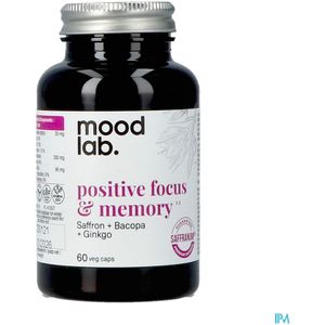 Positive Focus - Memory Pot Caps - 60 Capsules - Voedingssupplement