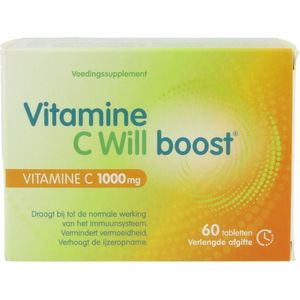 Vitamine C Will Boost 1000mg 60 Tabletten