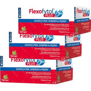 Flexofytol Plus Gewrichten, Spieren en Pezen 3 x 182 Tabletten Promopakket