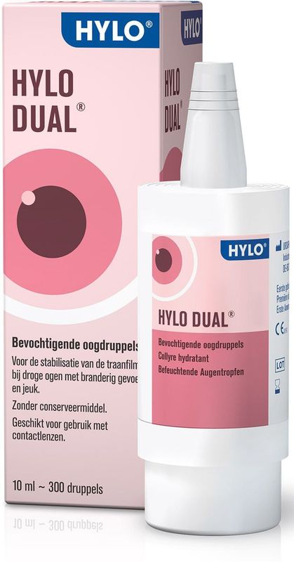 Hylo - Dual - Bevochtigende Oogdruppels - 10ml
