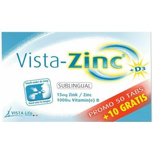 Vista Zinc Smelttabletten 50+10 Gratis